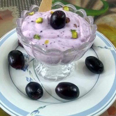 Blueberry Shrikhand: Janmashtami Special