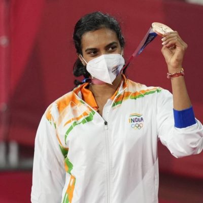 PV Sindhu wins badminton bronze at Tokyo Olympics