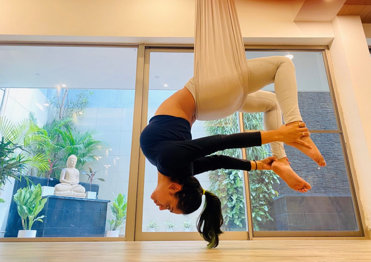 5 Aerial Yoga Poses to Boost Mental Health By Aditi Nandy - Women ...