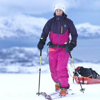 skiing