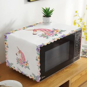 DOCAT Dust-Proof Microwave Oven Cover for Kitchen Decor