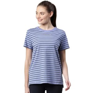 Enamor Women Athleisure A3S1-Relaxed Fit Round Neck T-Shirt
