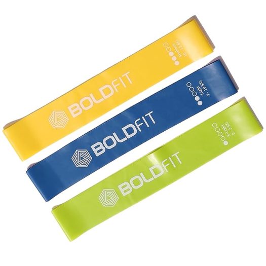 Boldfit Resistance Bands Mini Loop Set Hip Band