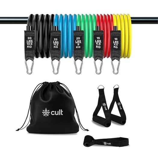 Cult Resistance Band Set of 11 with Handles