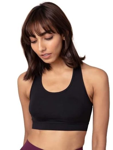 NYKD Everyday Wireless & Non Padded Support Shaper Sports Bra for Women